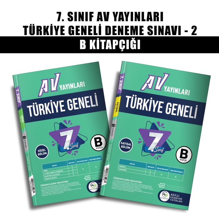 AV YAY. 07.SINIF T.GENELİ SAYISAL/SÖZEL 2-B - 2024